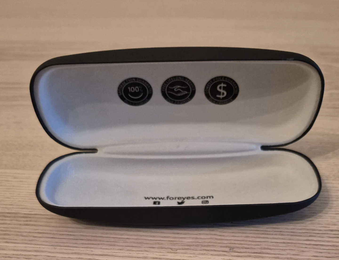 Foreyes Eyeglasses Case - Black