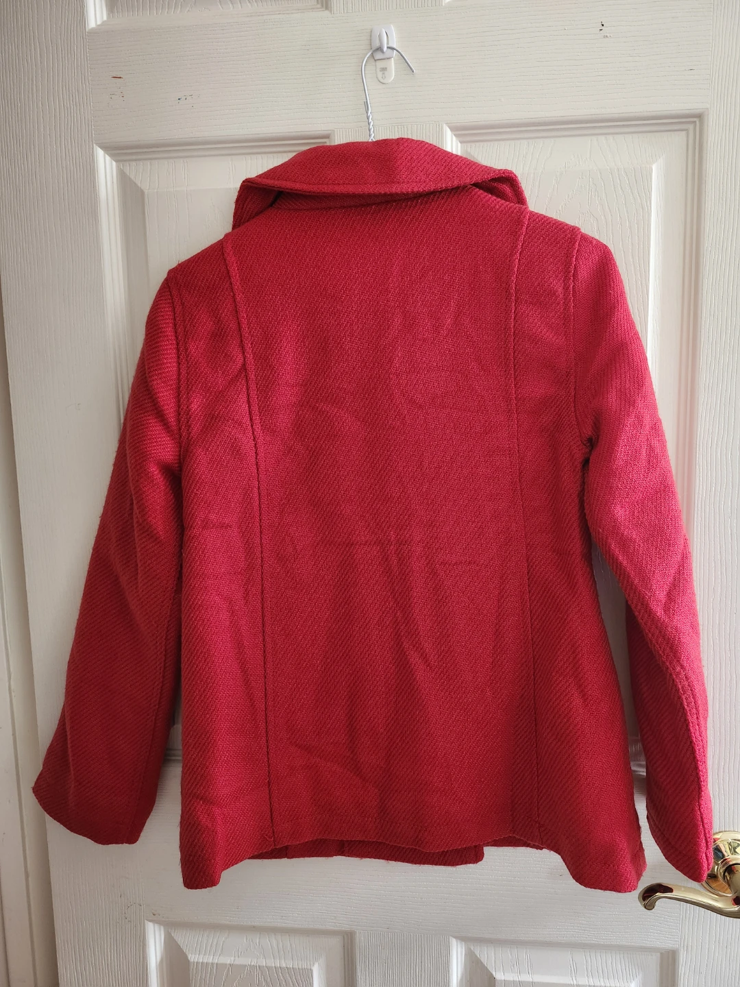 Kid Girl Red Dress Coat - L 10-12 - photo 2