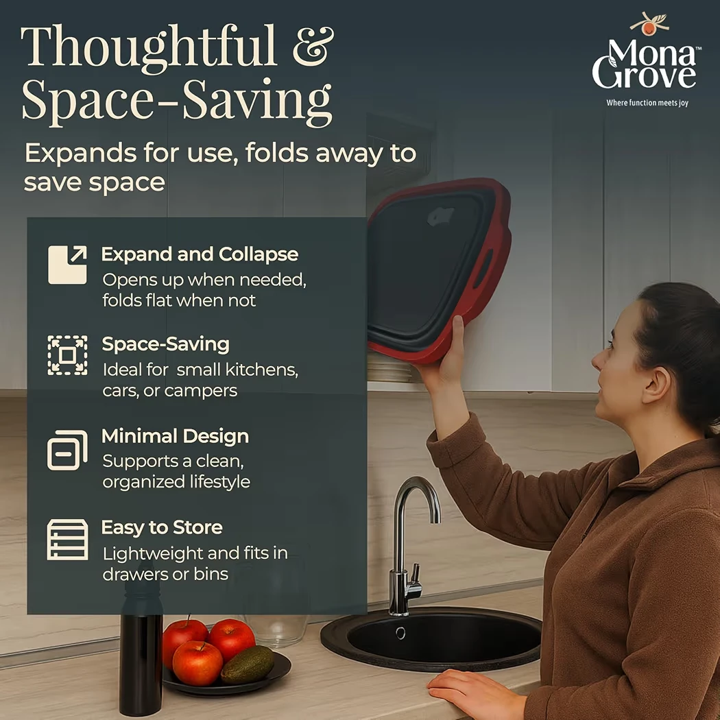 Mona Grove Collapsible Food Container with Lid - photo 4