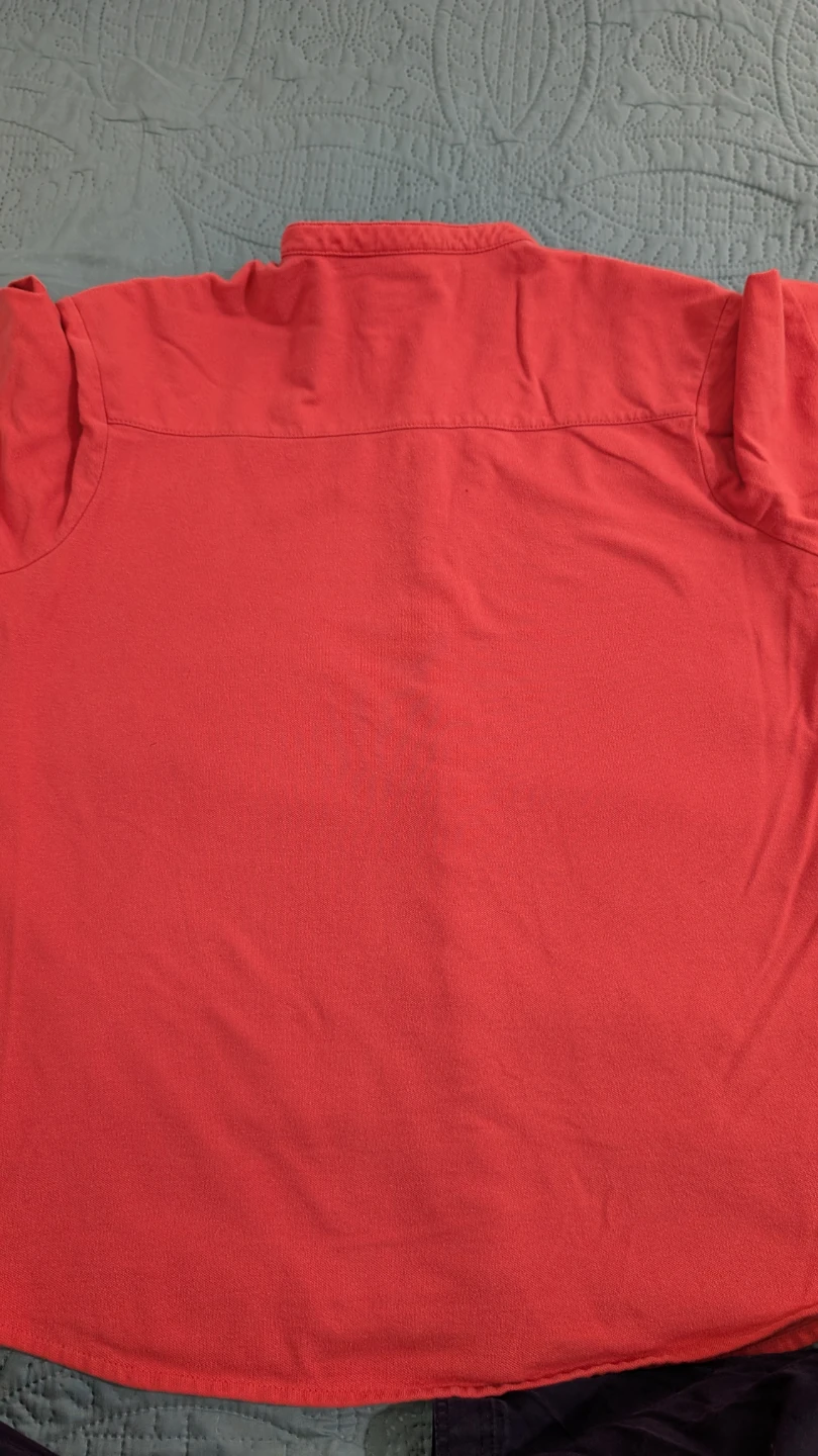 ENGINE Red Mandarin Collar Button-Up Shirts (2-Pack) - photo 2