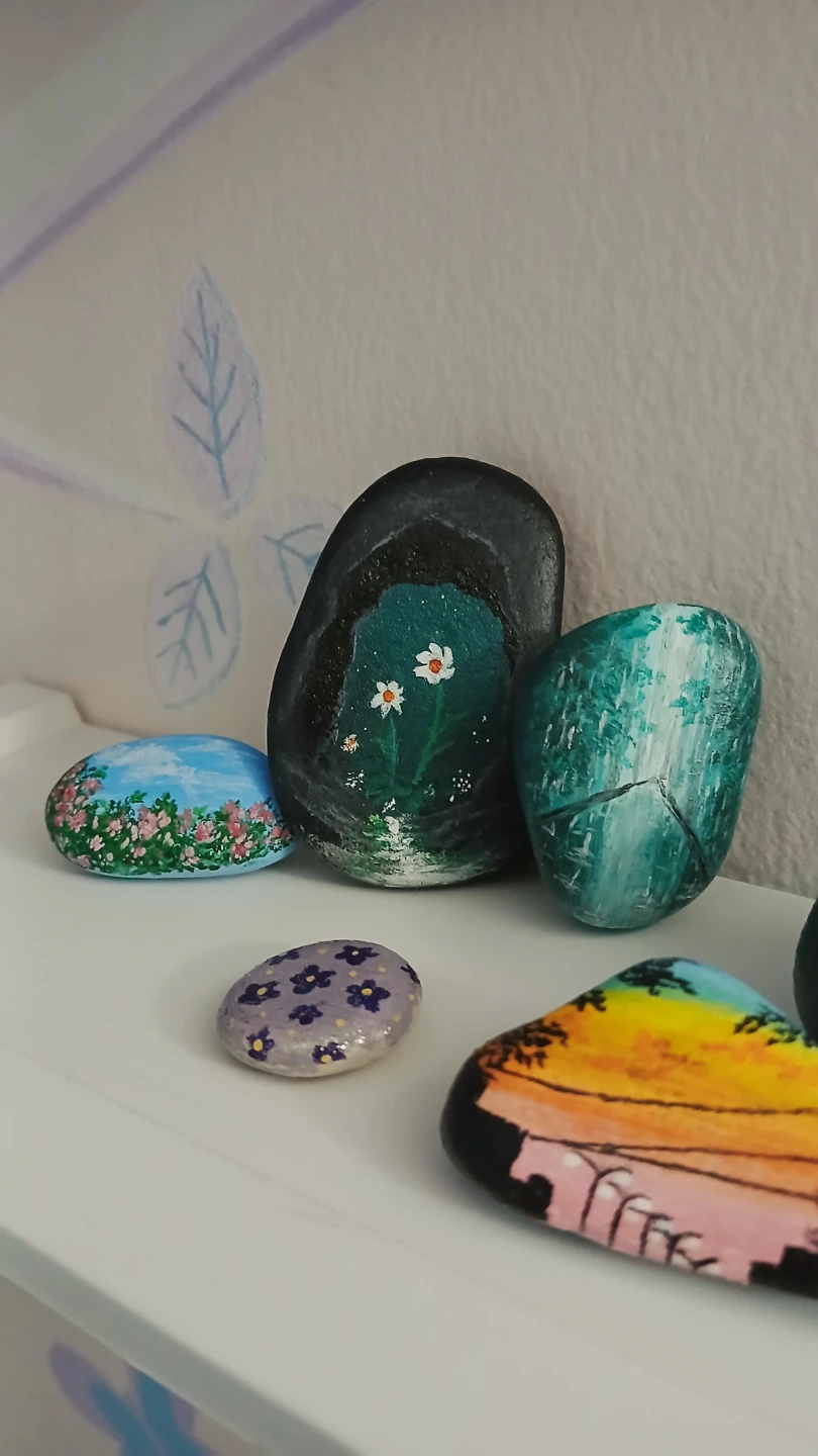 Painted Decorative Rocks - Assorted Sizes - photo 3
