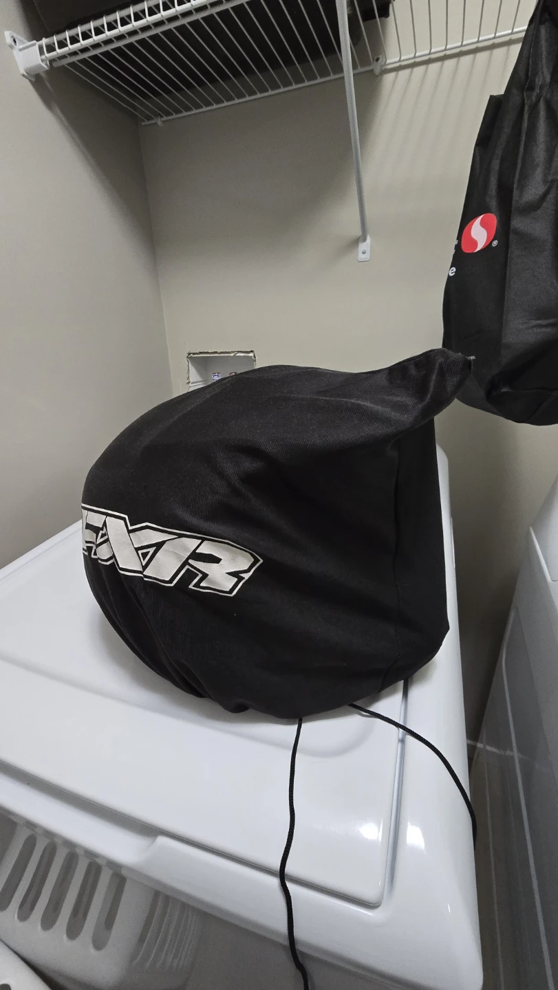FXR Racing Black Helmet & Goggles - photo 2