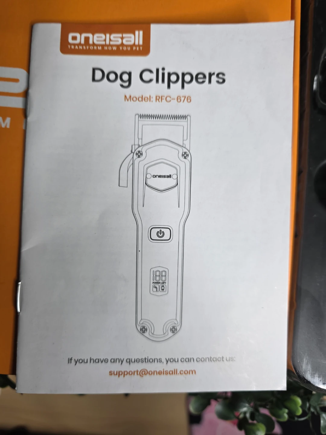 Oneisall Dog Clippers RFC-676 with Attachments - photo 2
