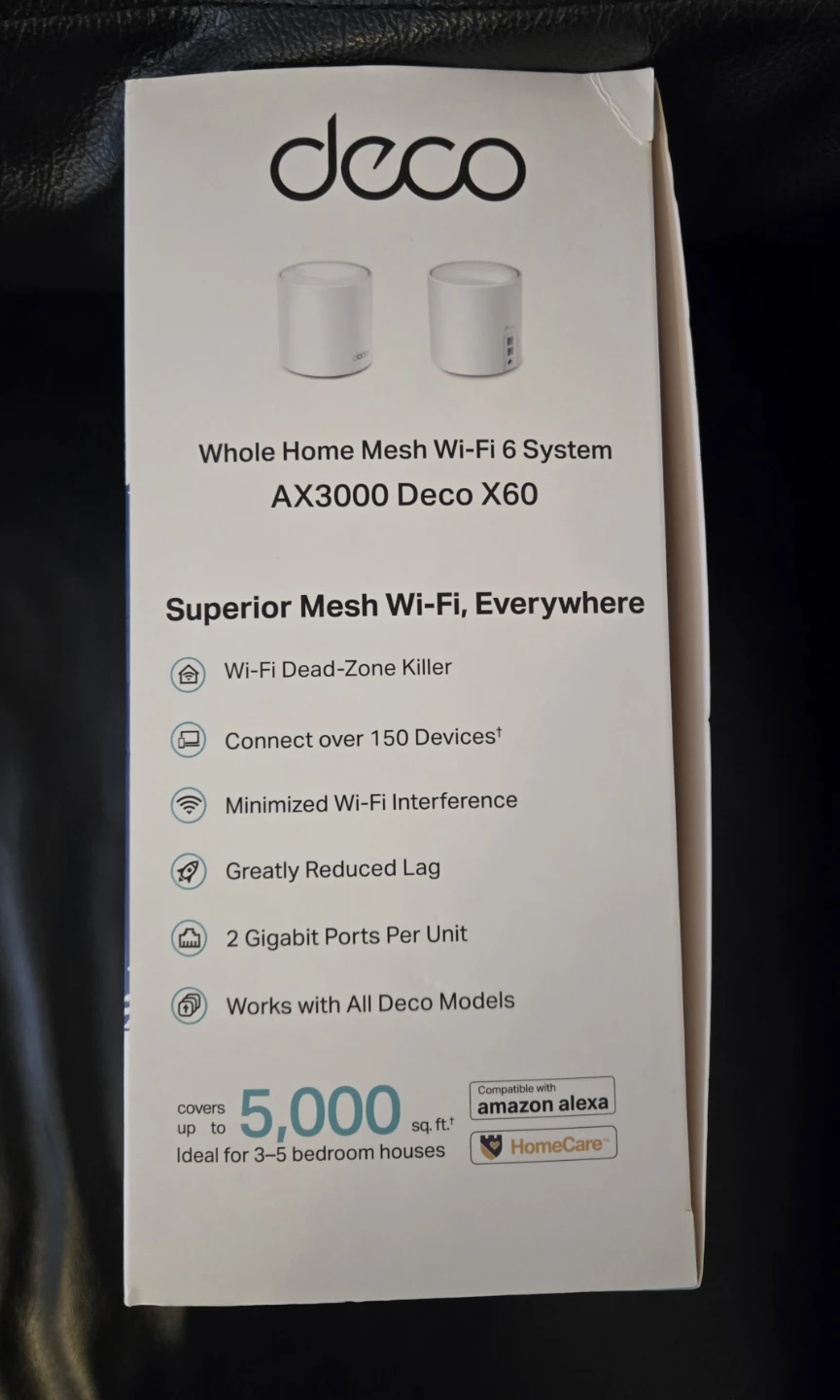 TP-Link Deco X60 AX3000 Whole Home Mesh Wi-Fi 6 System - photo 3