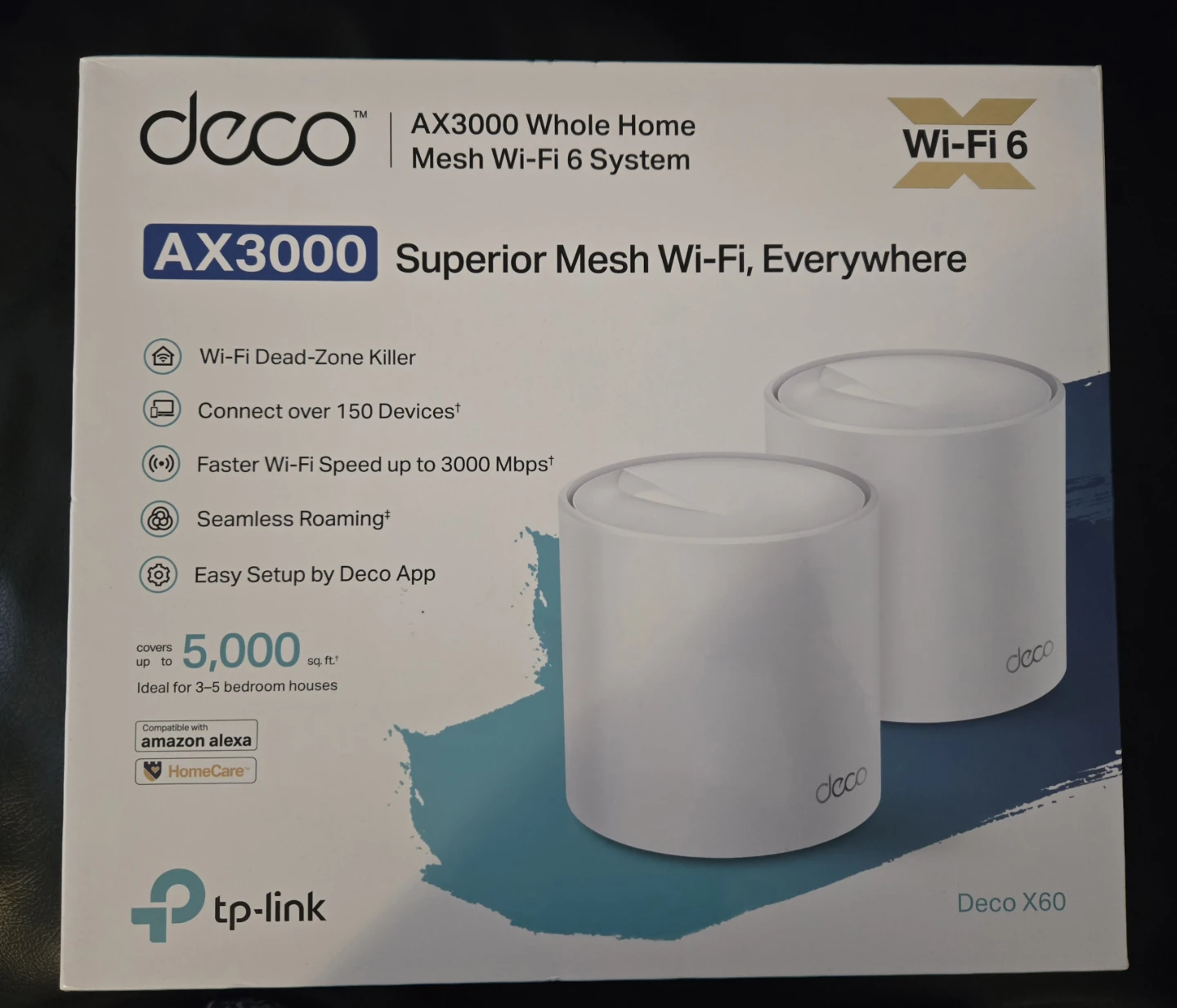 TP-Link Deco X60 AX3000 Whole Home Mesh Wi-Fi 6 System - photo 5