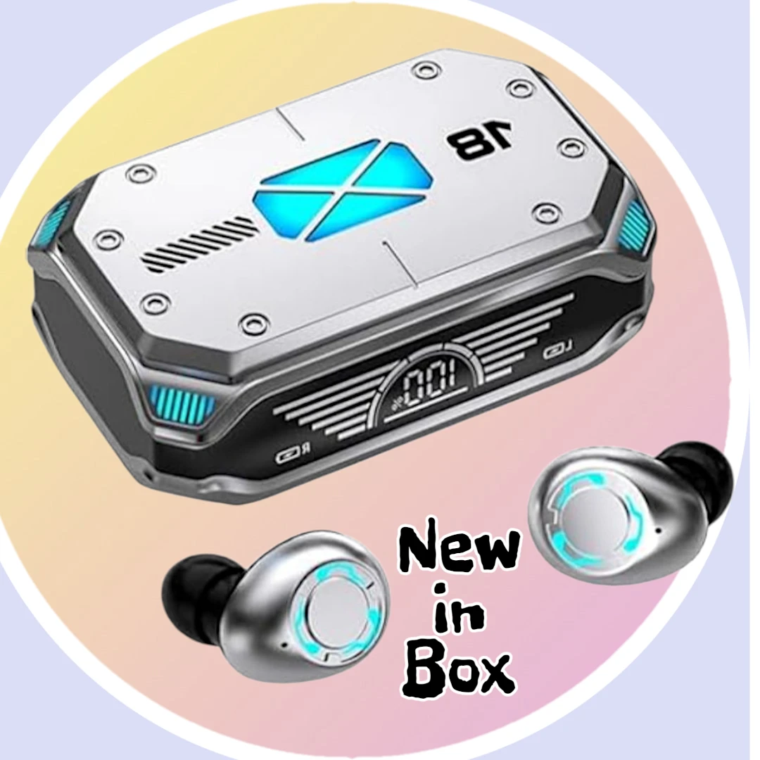 🥕 NIB  Wireless Bluetooth 5.3 Earbuds Waterproof Touch Control