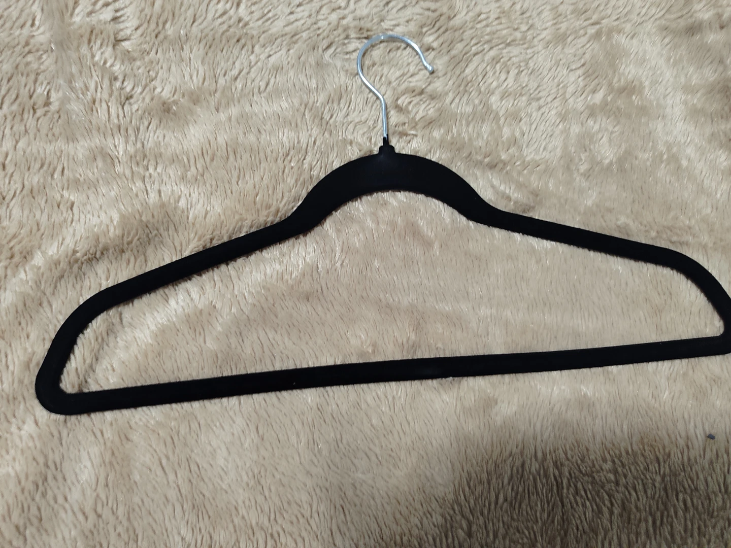 Black Velvet Clothes Hangers - 20nos - photo 4