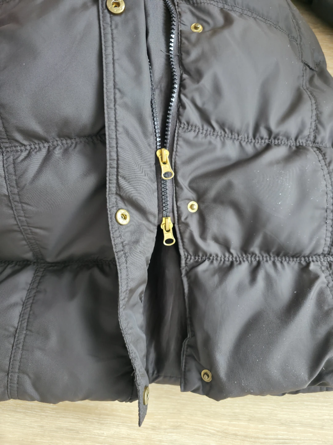 Long Winter Coat - DENIM CO. (Size 12) with Removable Hood - photo 3