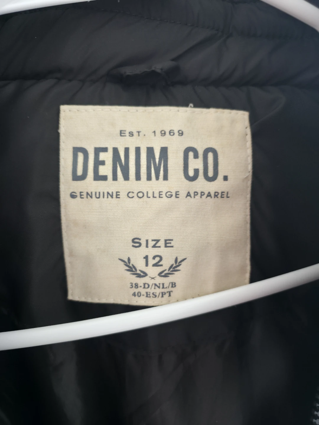 Long Winter Coat - DENIM CO. (Size 12) with Removable Hood - photo 5