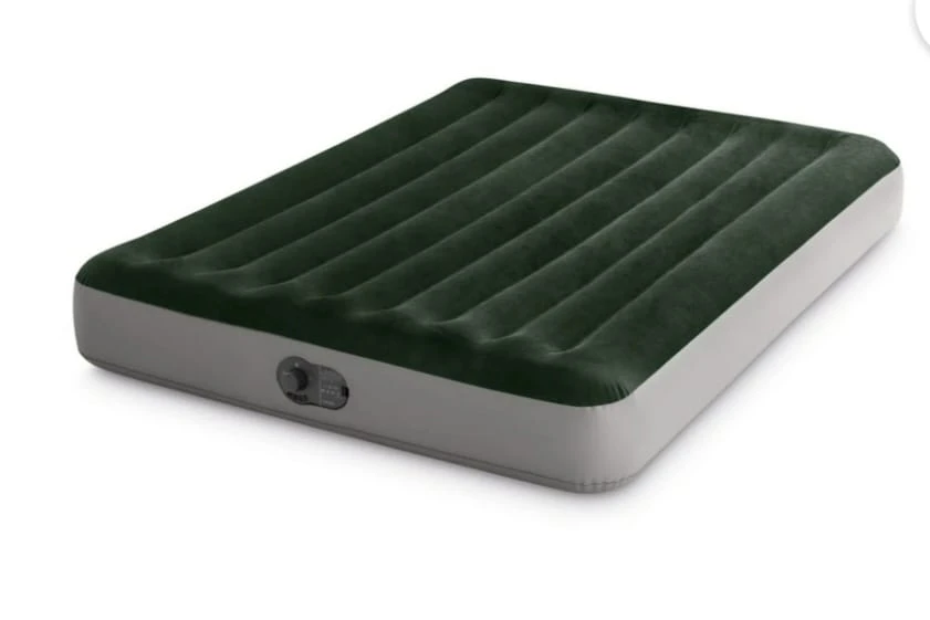 Intex Dura-Beam Prestige Queen Air Mattress with USB Pump, 10in