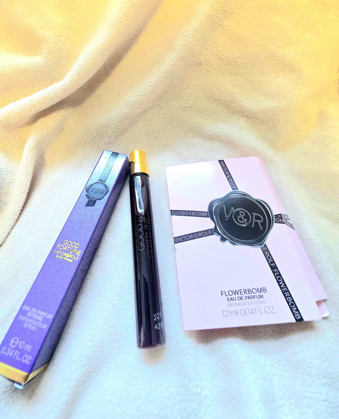 New Viktor&Rolf Good Fortune & Flowerbomb Perfume