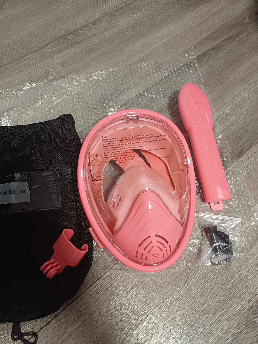Pink XS Full Face Snorkel Mask - photo 5