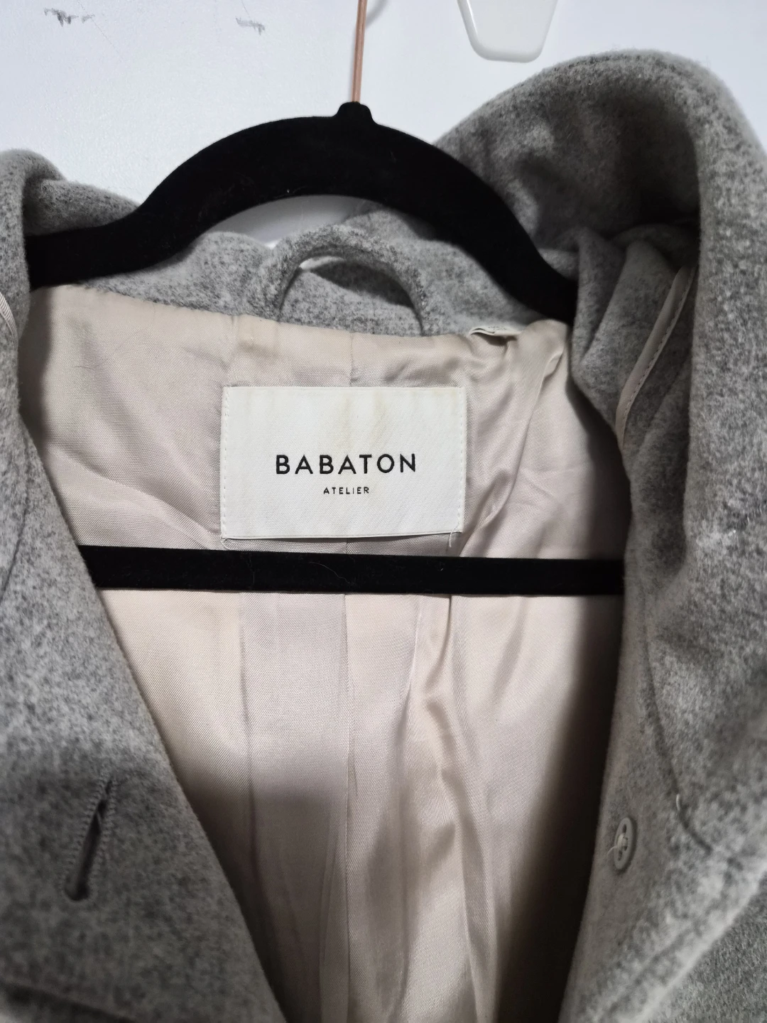 Babaton Atelier  Pearce  Wool Coat - Grey - photo 2