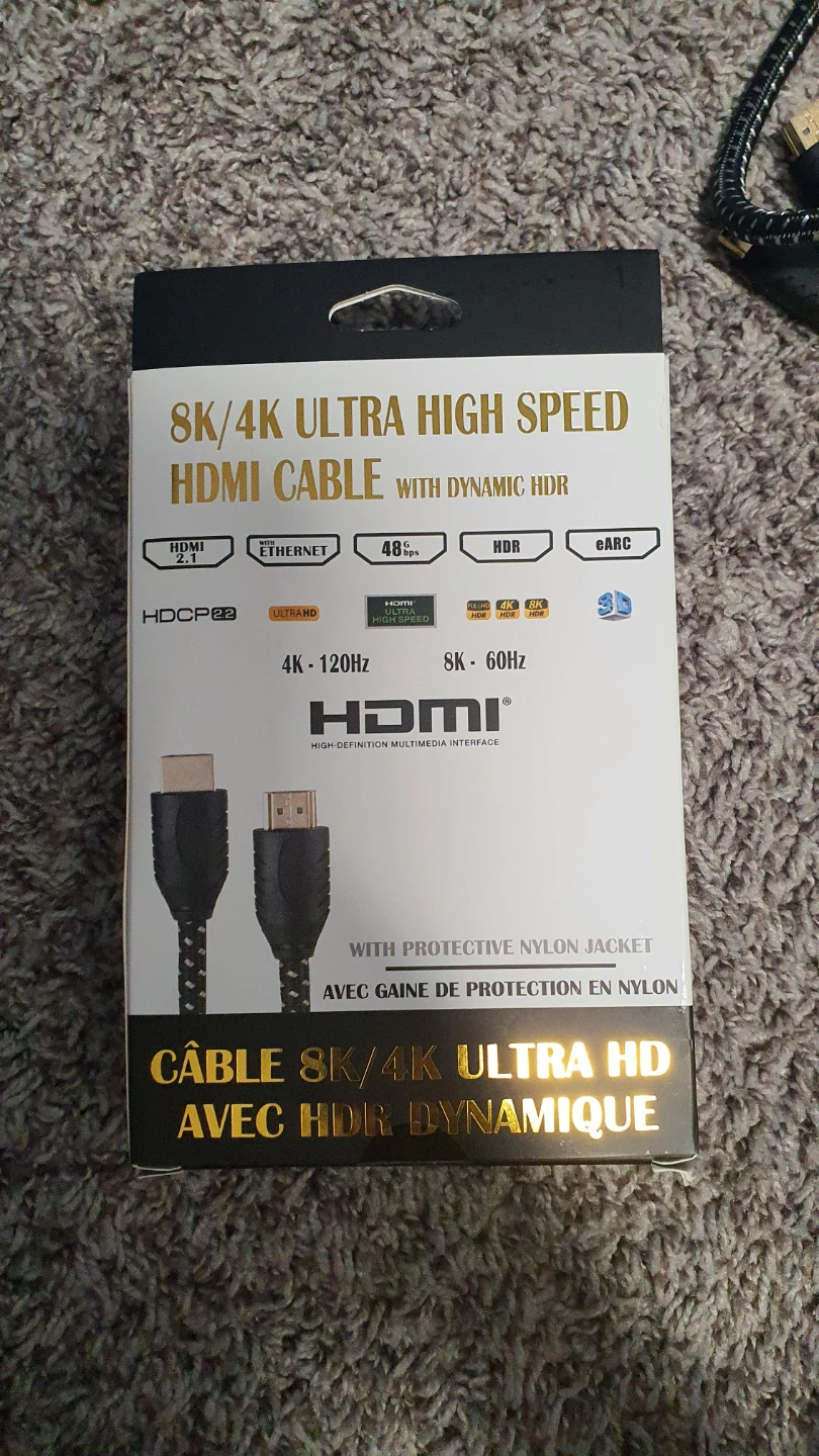 New 8K/4K Ultra High Speed HDMI Cable - photo 2