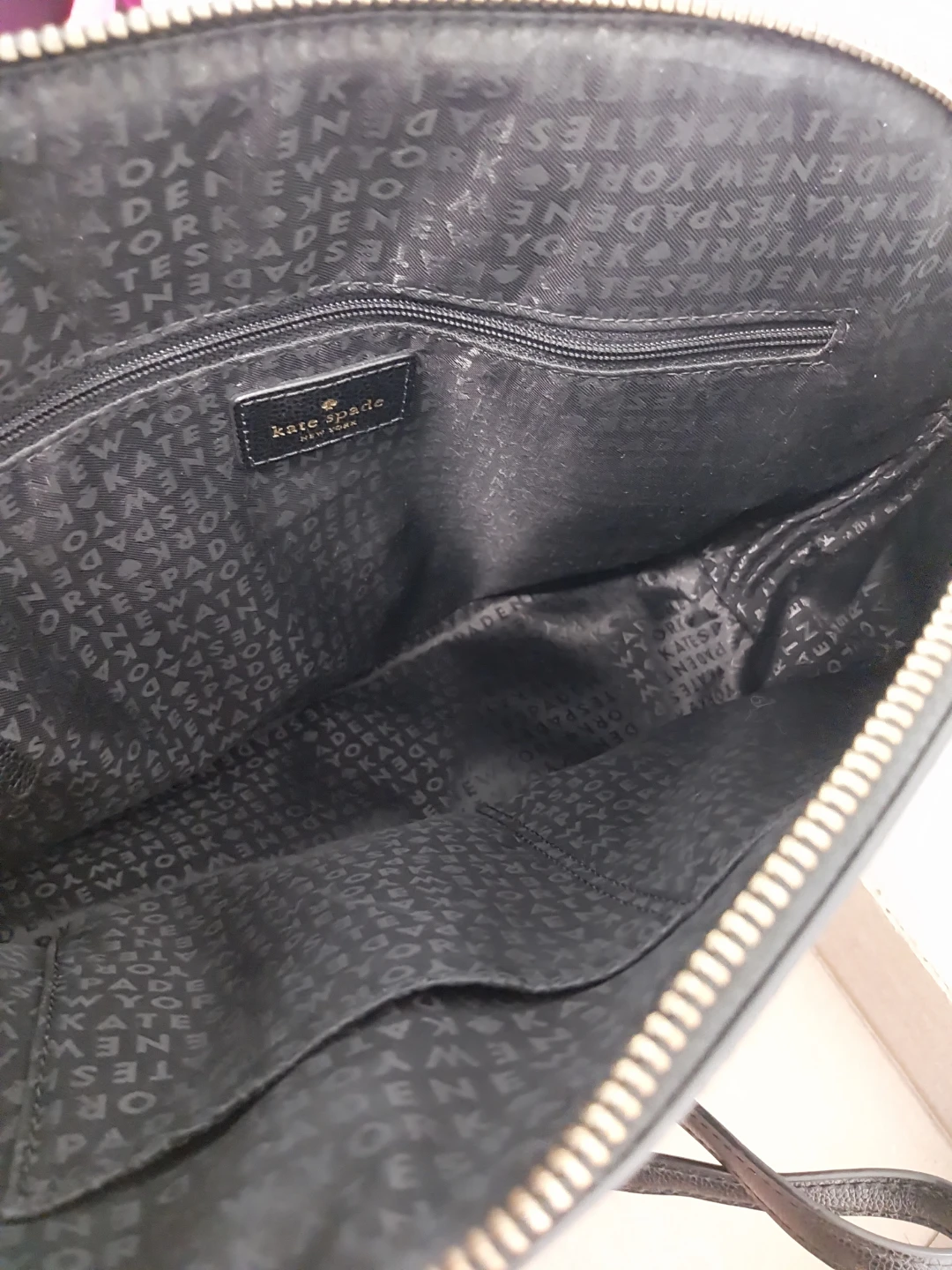 Kate Spade Black Leather Satchel Handbag - photo 3