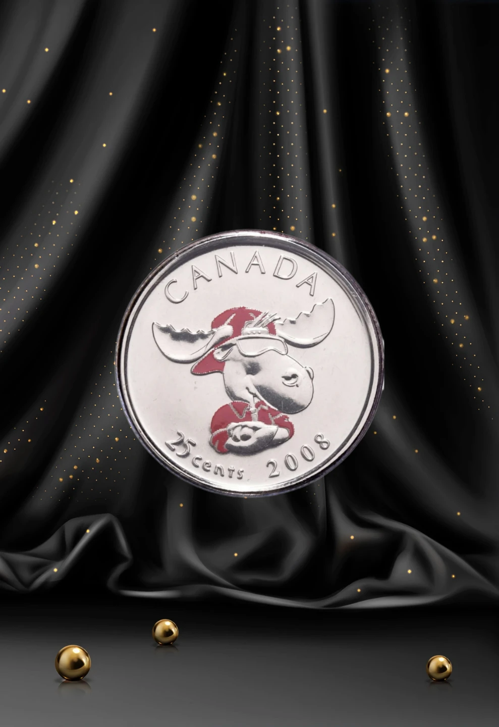 2008 25c Canada Day - Coloured Coin - photo 2