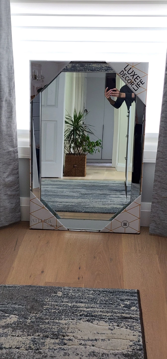 24"×36" Atelier Collection Luxe Decor Mirror, New in Box!