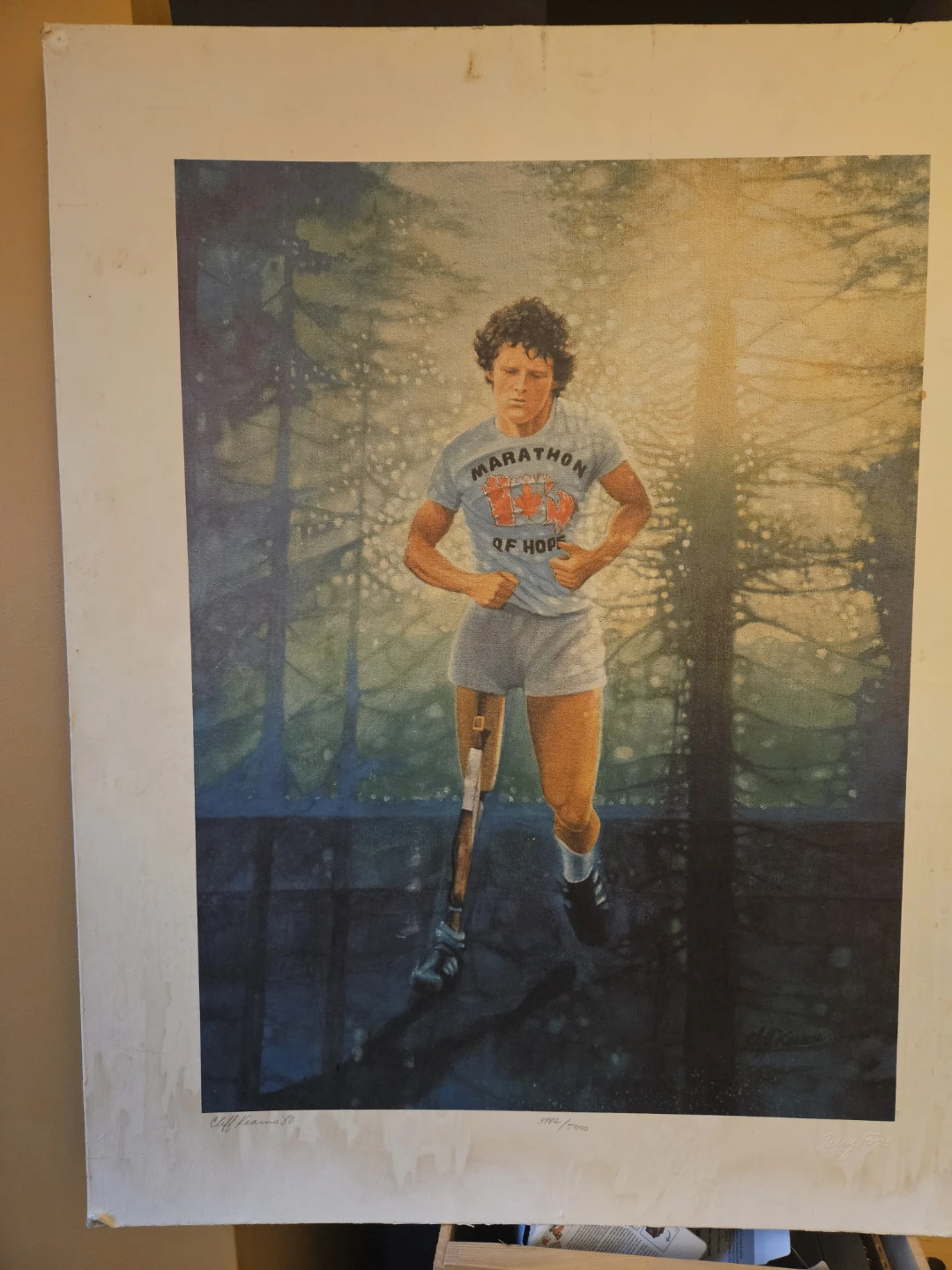 Terry Fox 'Marathon of Hope' Art Print