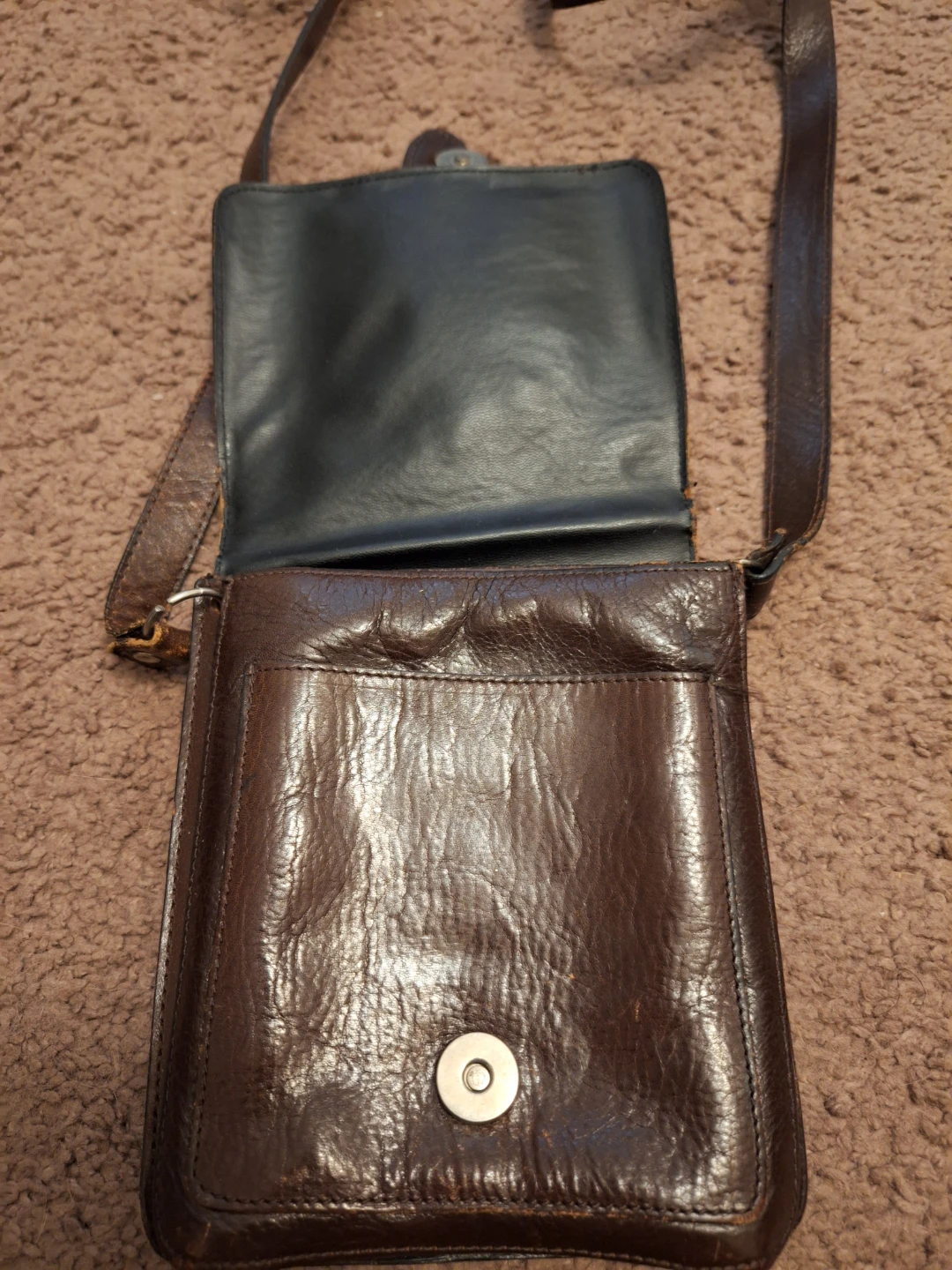 Aldo Brown Leather Crossbody Bag - photo 3