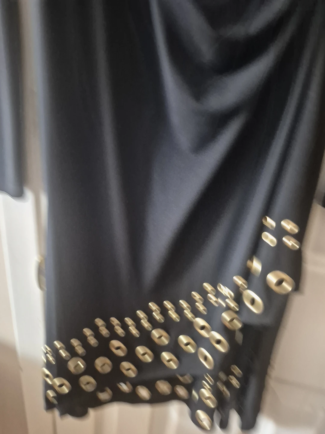 Michael Kors Black Wrap Dress with Grommets Size M - photo 4