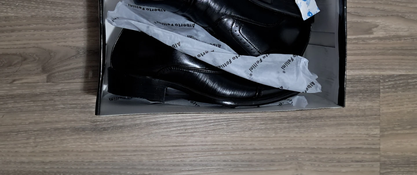 Alberto Fellini Black Dress Shoes - photo 3