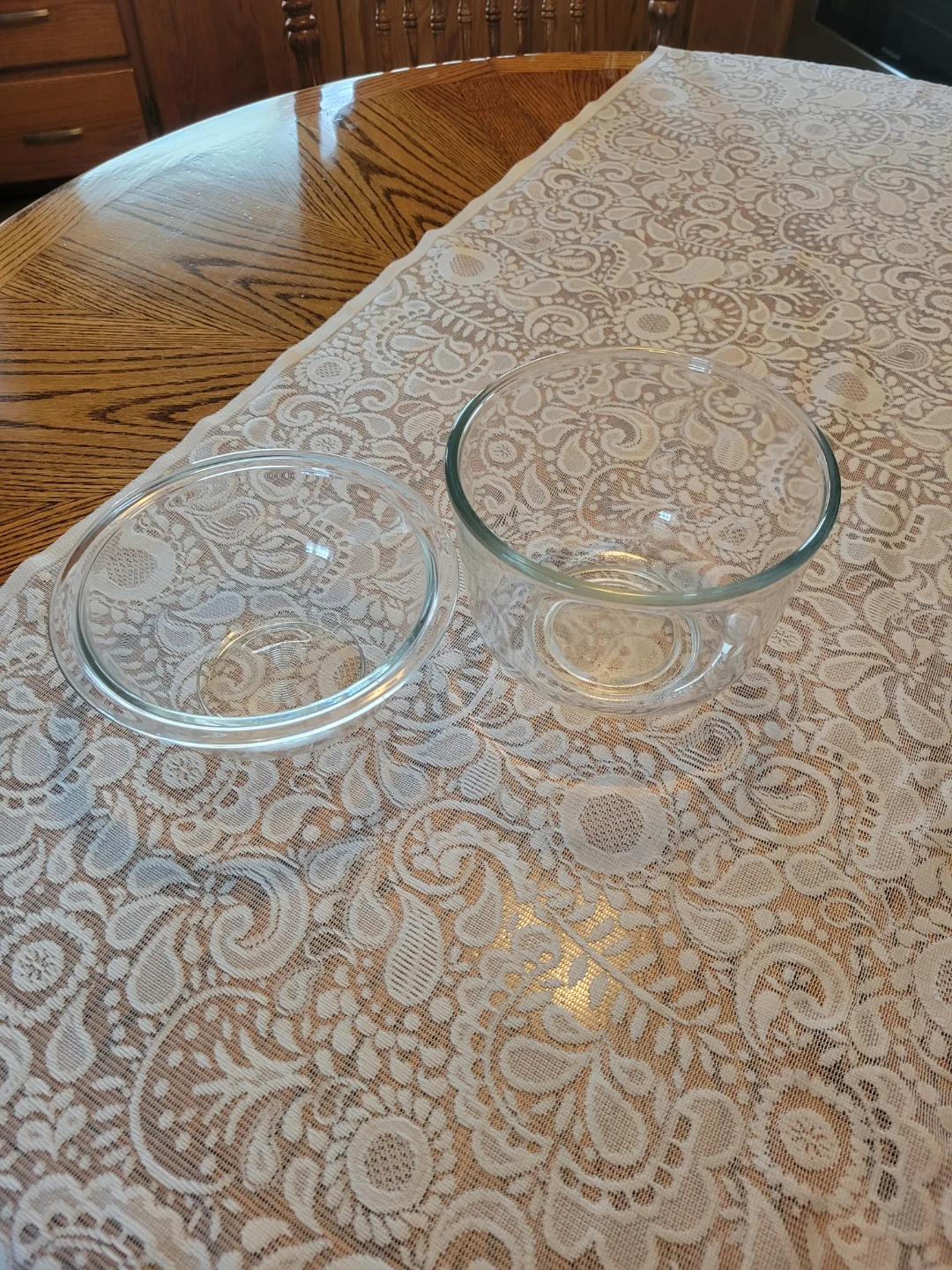 Pyre Glass mixing bowls.