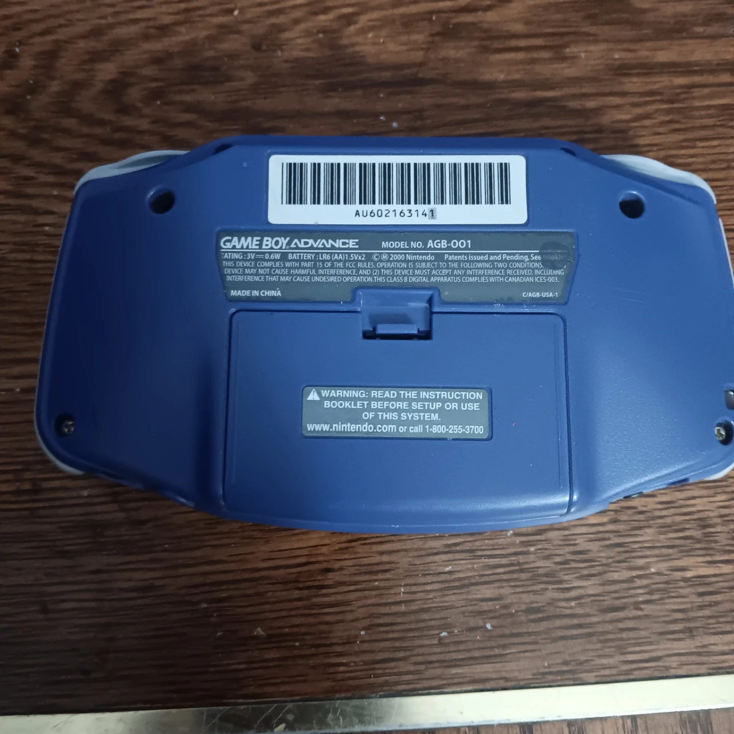 Nintendo Game Boy Advance - Blue - photo 2