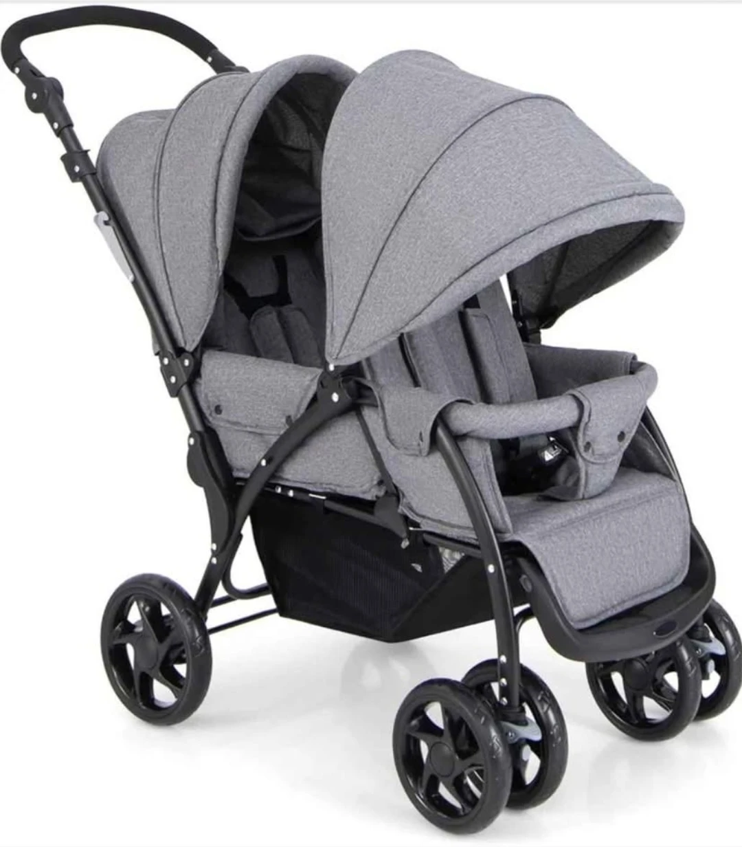 HONEY JOY Double Stroller,  Infant Twin Stroller brandnew