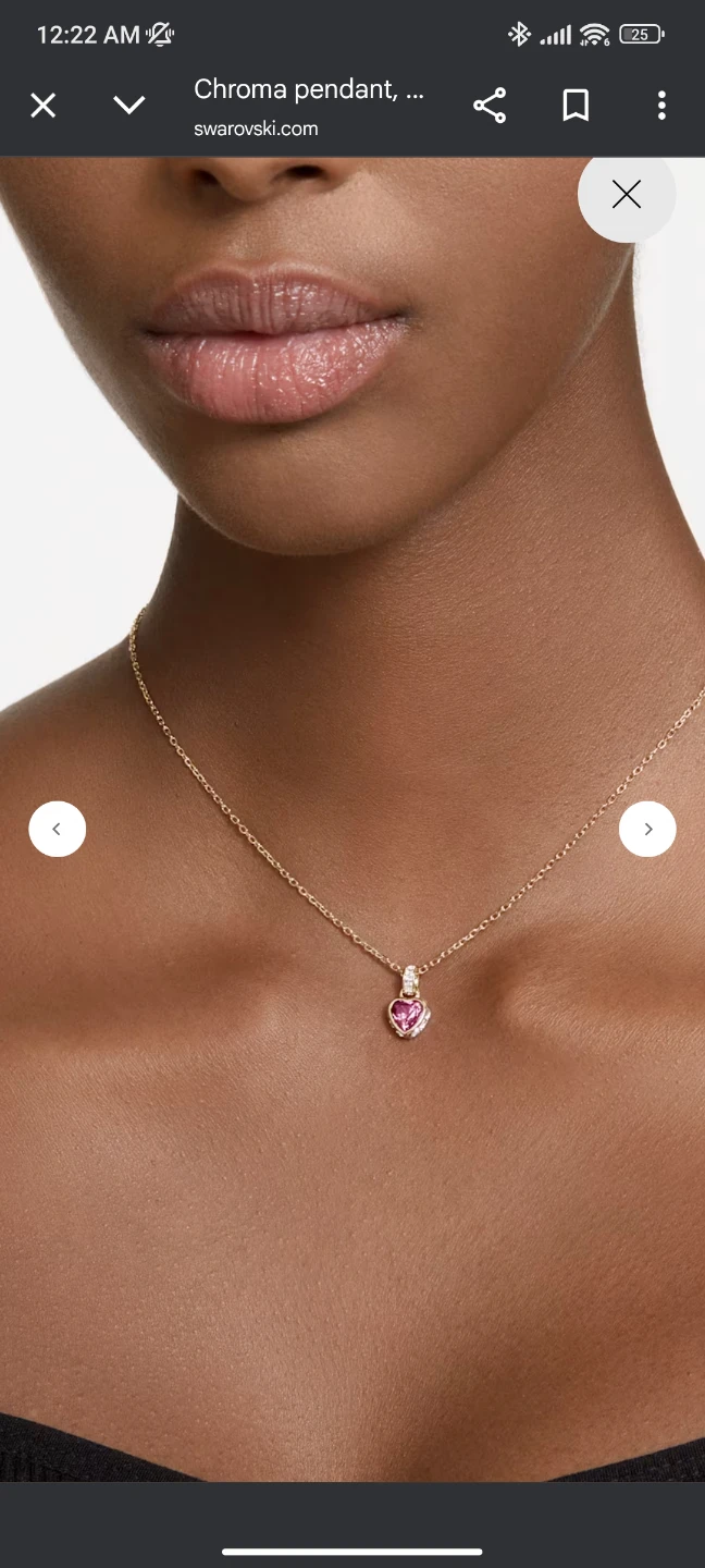 Swarovski Chroma Heart Pendant Necklace - photo 5