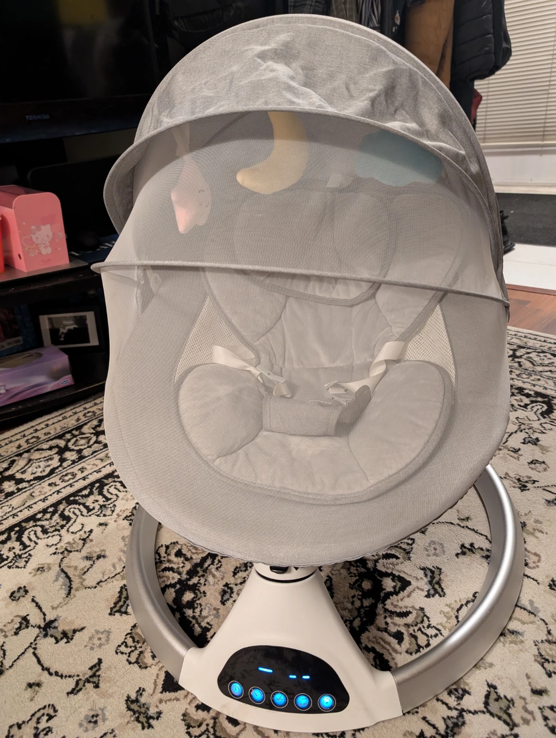 📢Grey Baby Swing for sale! 🎉
