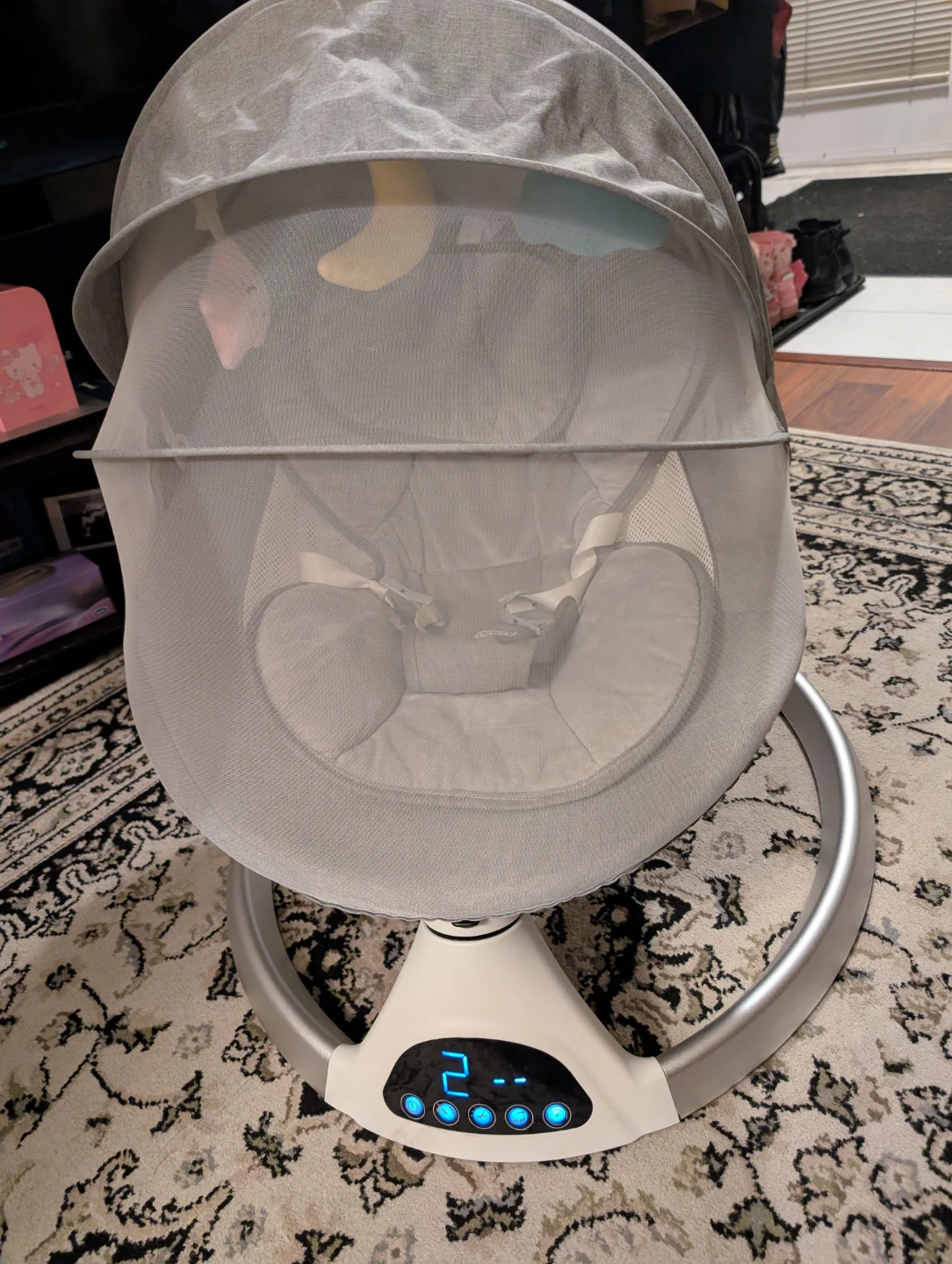 📢Grey Baby Swing for sale! 🎉 - photo 4