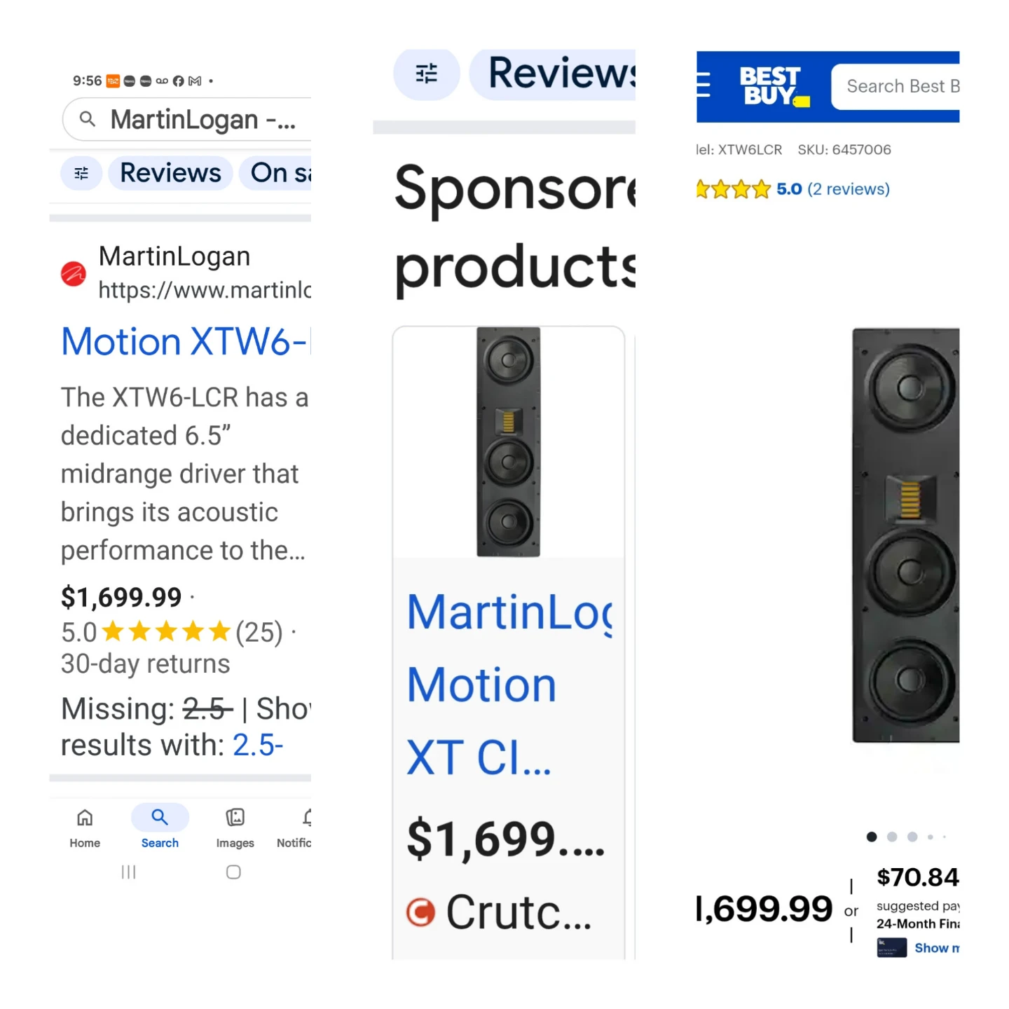 MARTINLOGAN  Motion XT Speaker In-Wall - photo 5