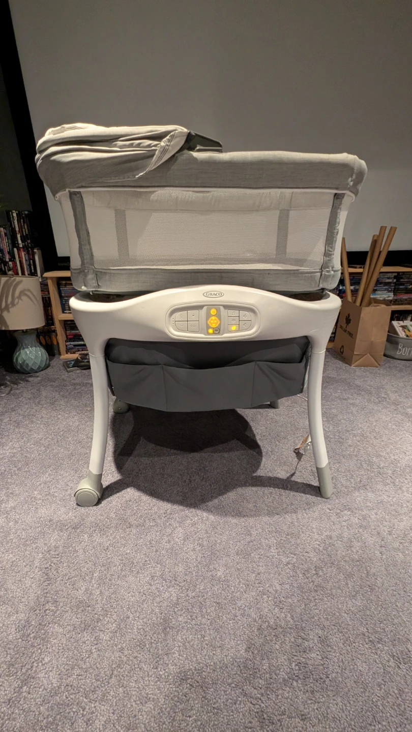 Graco Sense2Snooze Bassinet - Grey/White
