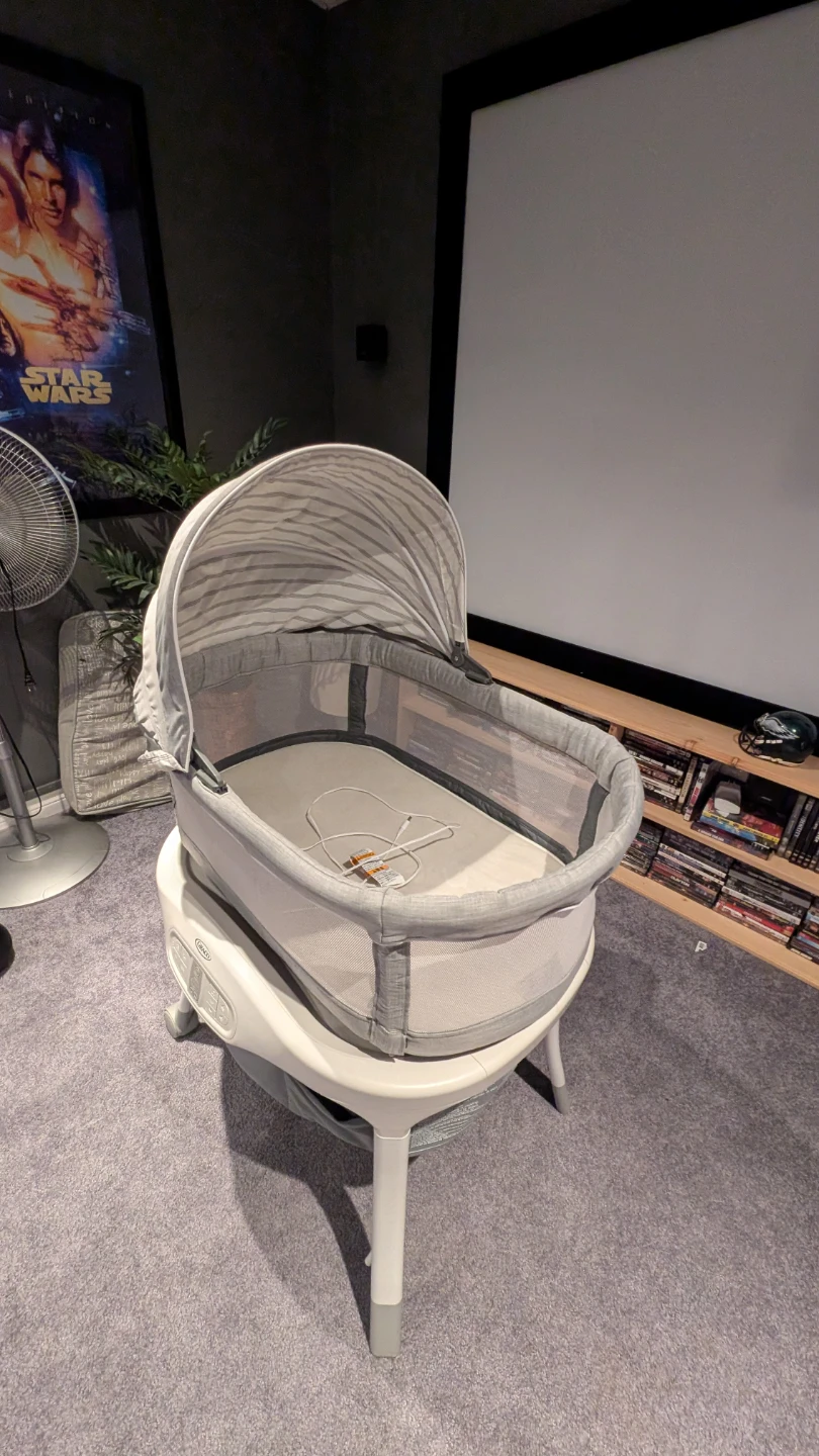 Graco Sense2Snooze Bassinet - Grey/White - photo 2