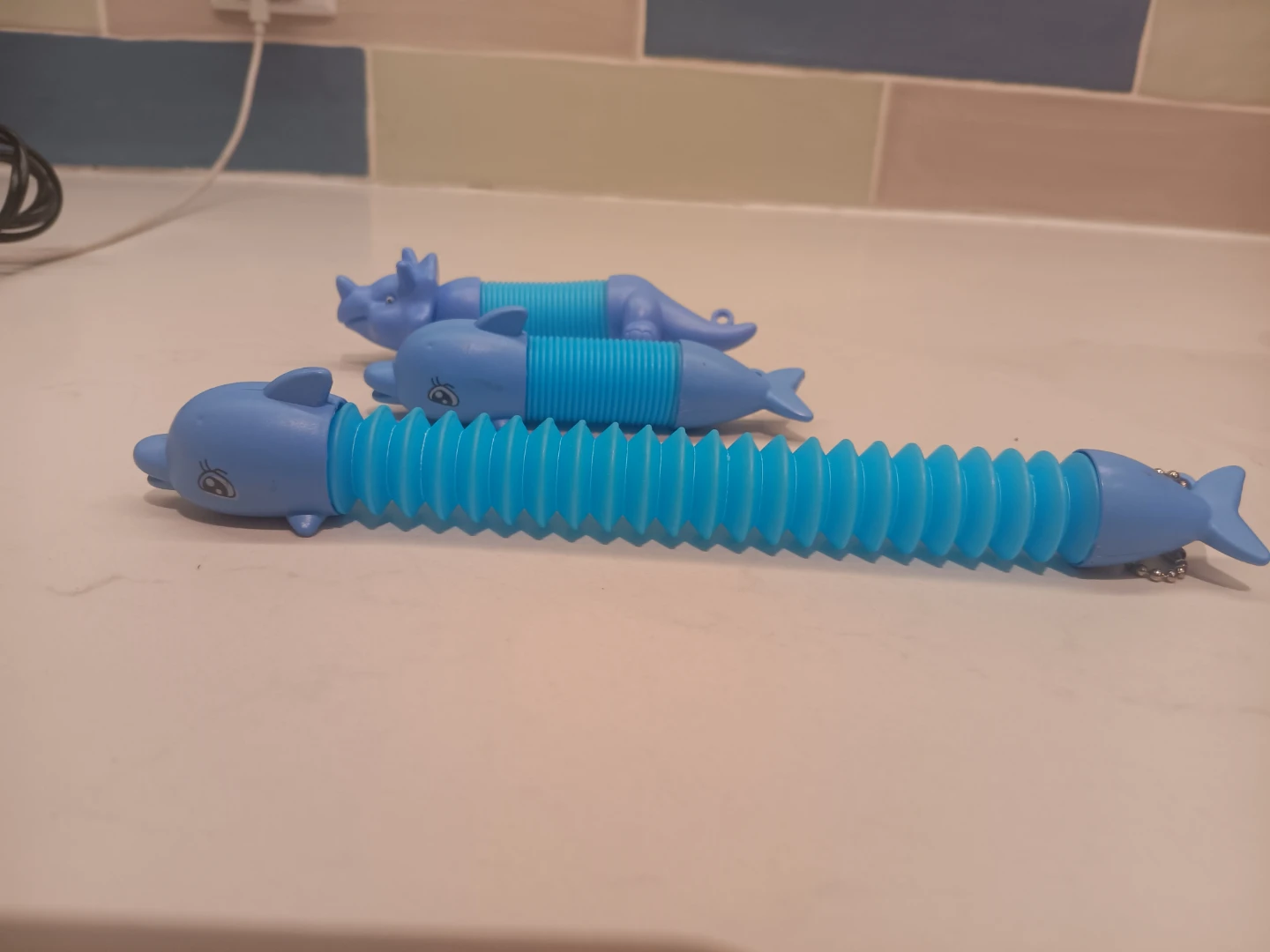 Blue Dolphin & Dinosaur Pop Tubes - photo 2