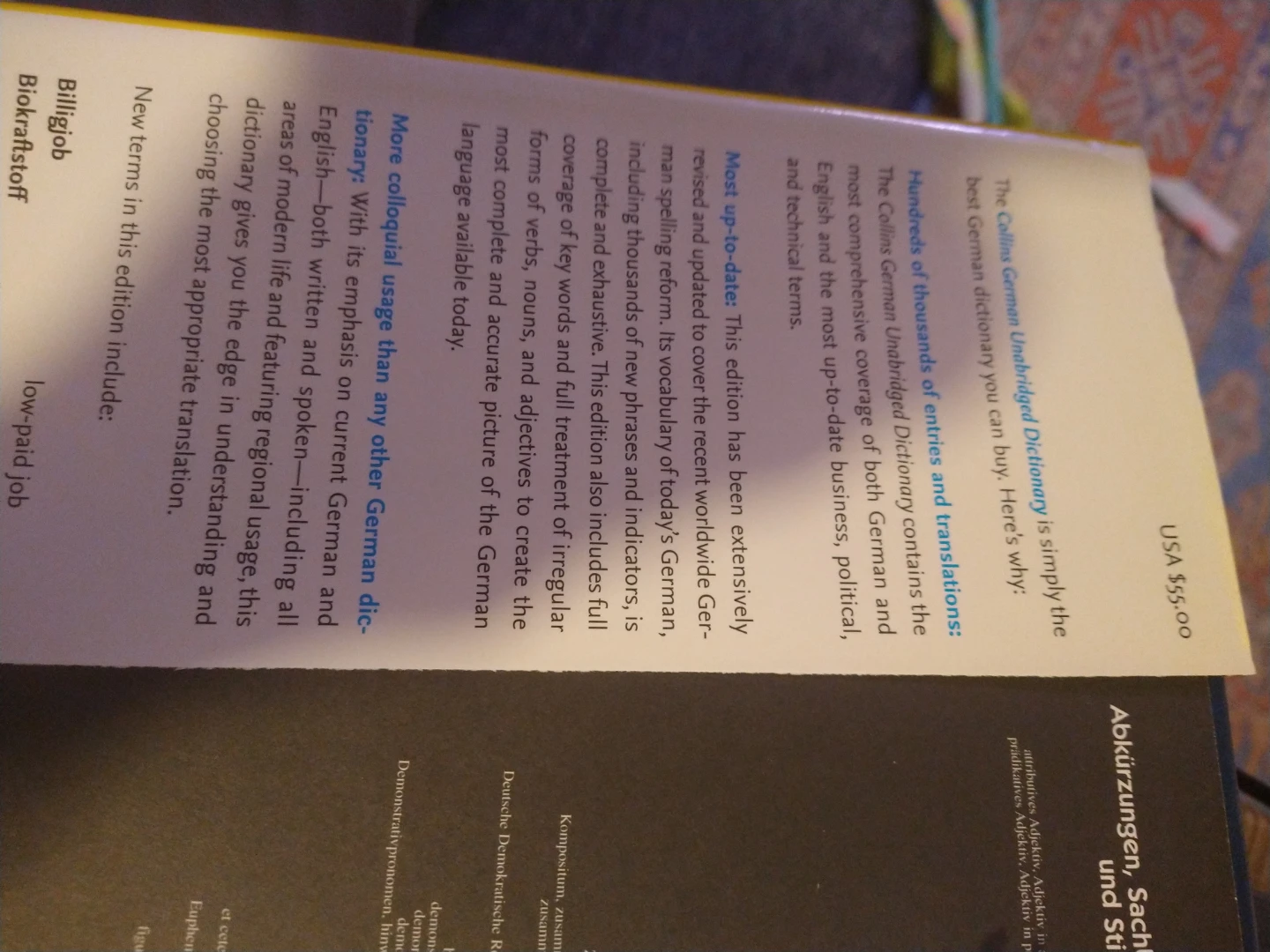Collins German Unabridged Dictionary - photo 2