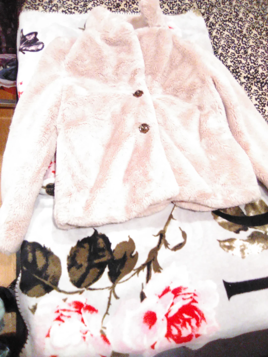 Hot Kiss Faux Fur Jacket Size L