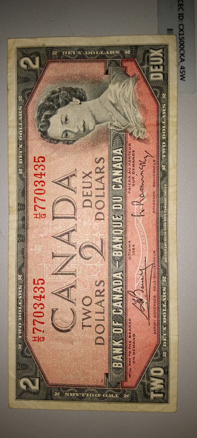 Vintage Canadian $2 & $5 Bills - photo 3