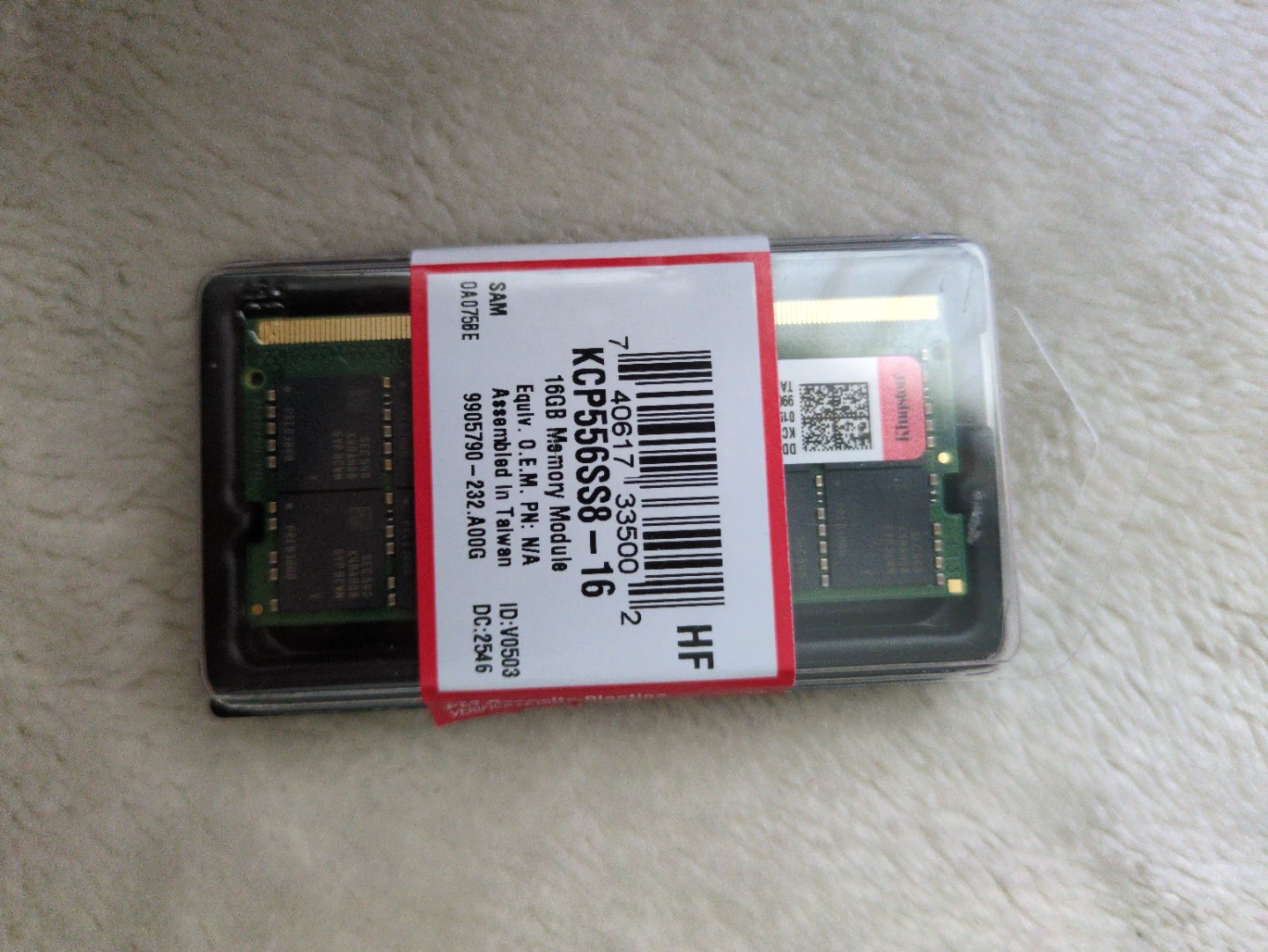 Kingston 16GB DDR5 Laptop RAM – 5600MHz (DDR5 SODIMM) - photo 3