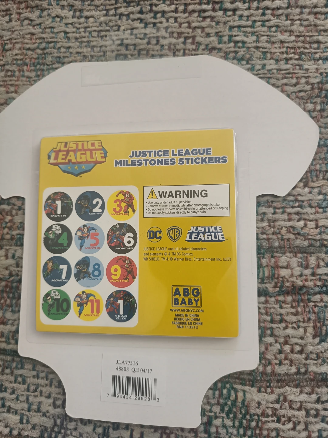 Justice League Milestone Stickers - New - photo 2
