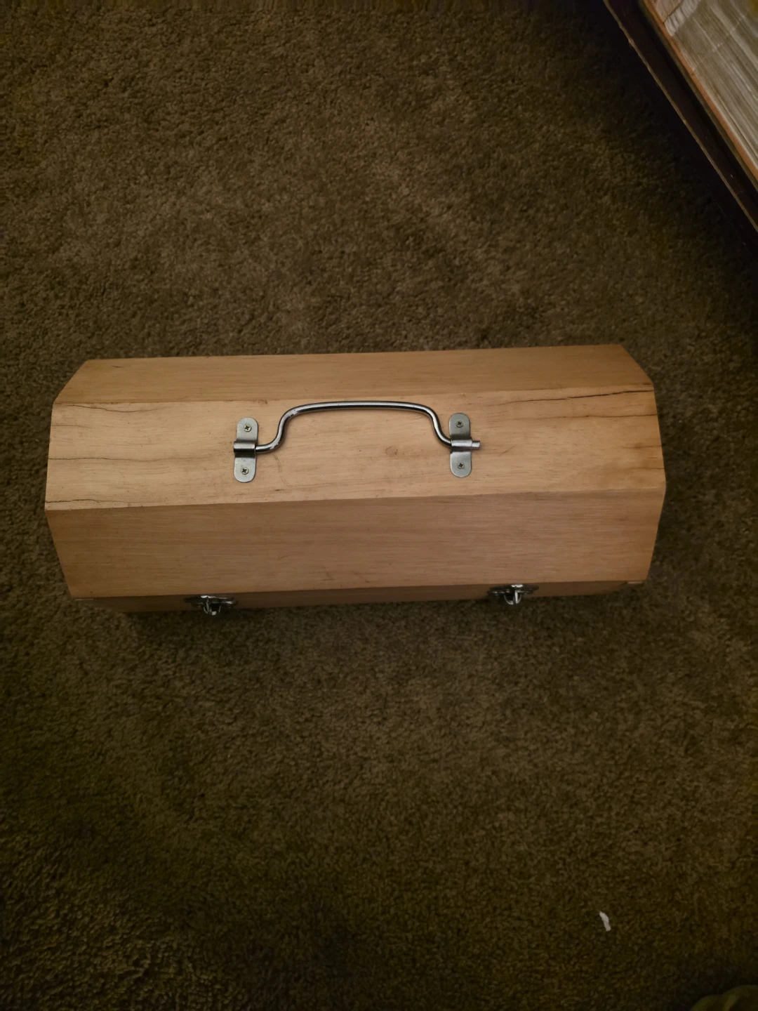 Wooden tool box