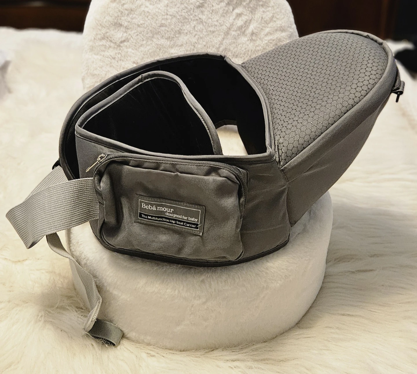 Bebamour Grey Hip Seat Carrier - photo 3