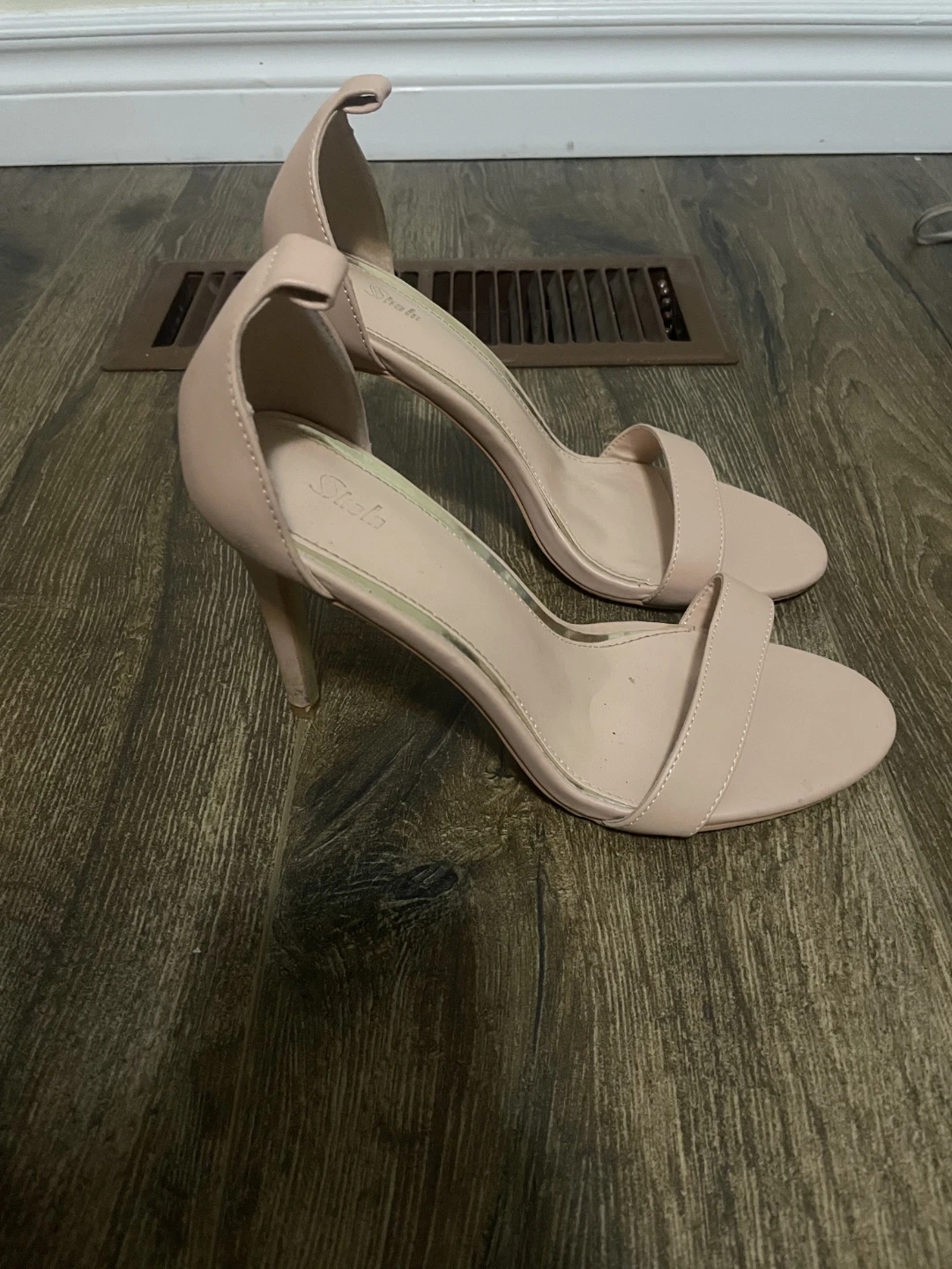 Nude Colour Heels - Size EUR 38