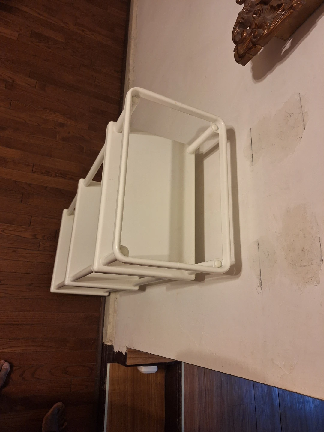White 3-Tier Shelf - photo 3