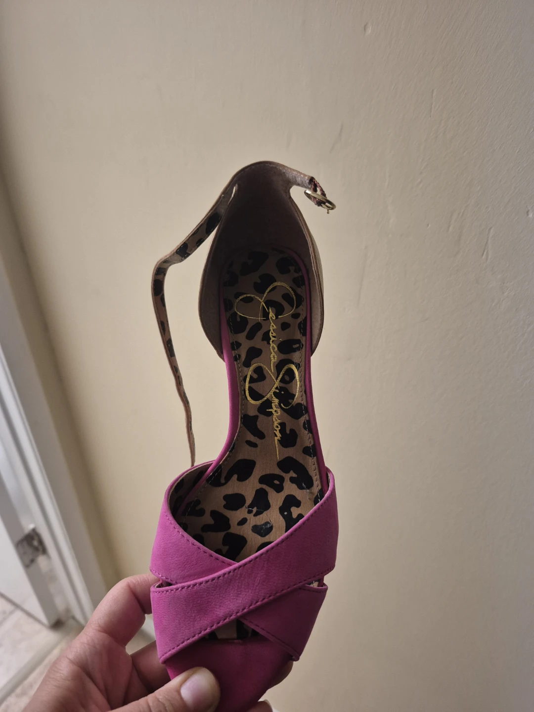 Jessica Simpson Pink Wedge Heels - Size 7 - photo 2