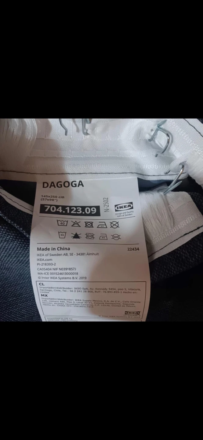 IKEA Dagoga Blackout Curtains - Blue-Gray - photo 3