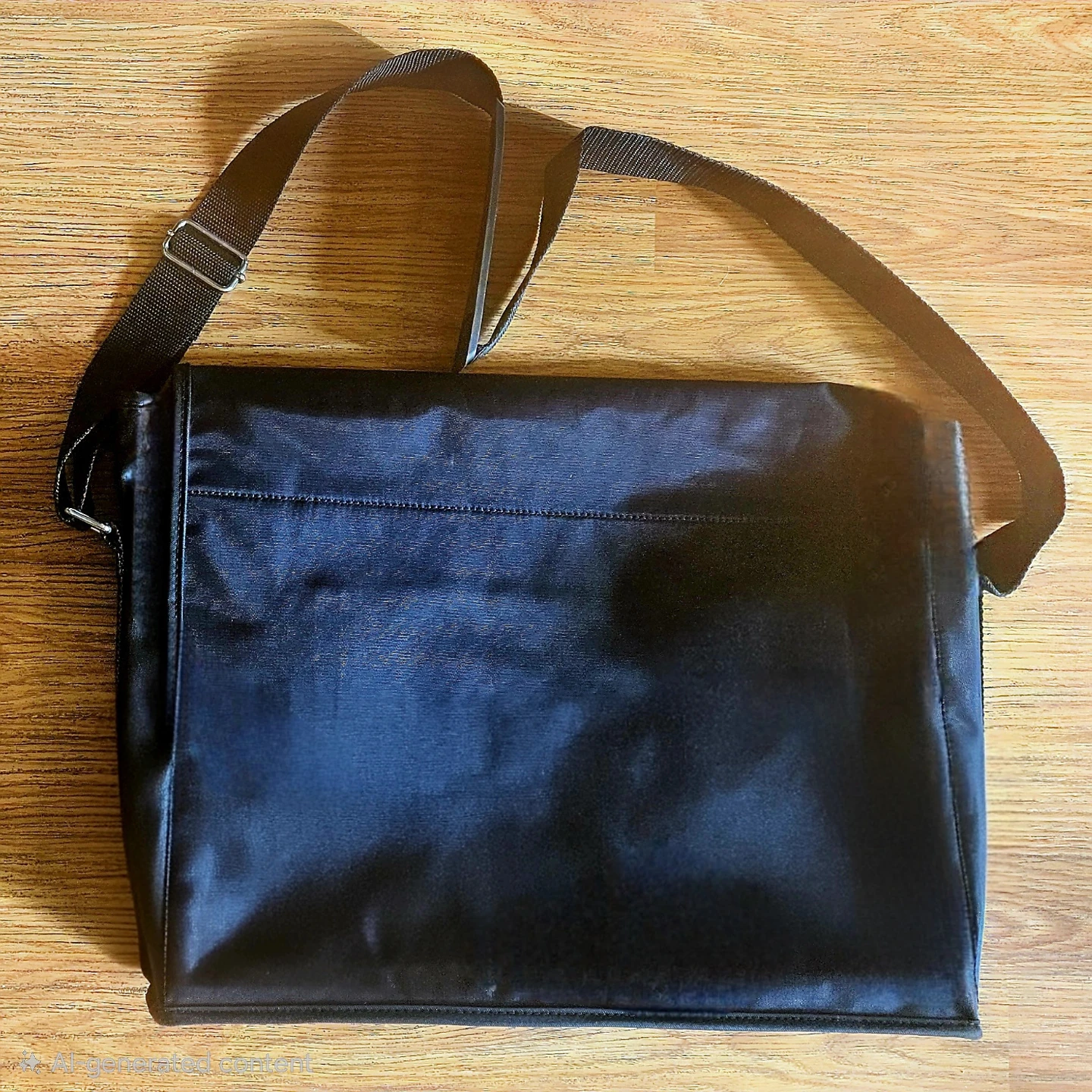 Black Messenger Bag with Adjustable Strap ✨️ - photo 2