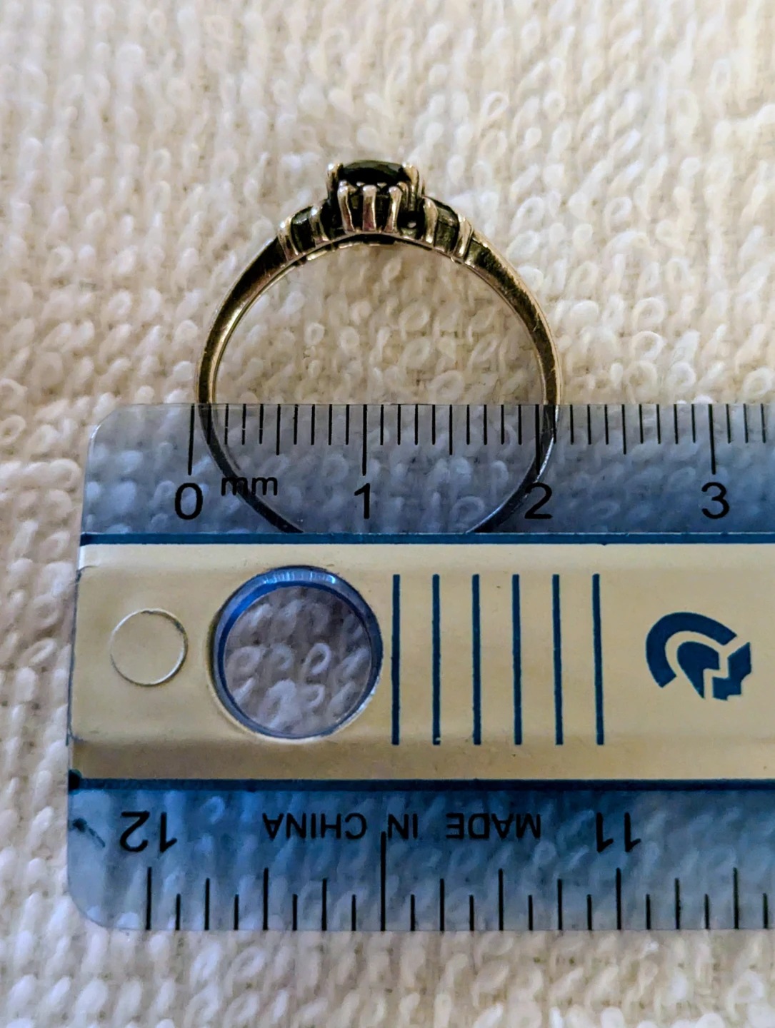 Sterling Silver 925 Ring w/ Decorative Stone - 1 remains - photo 2
