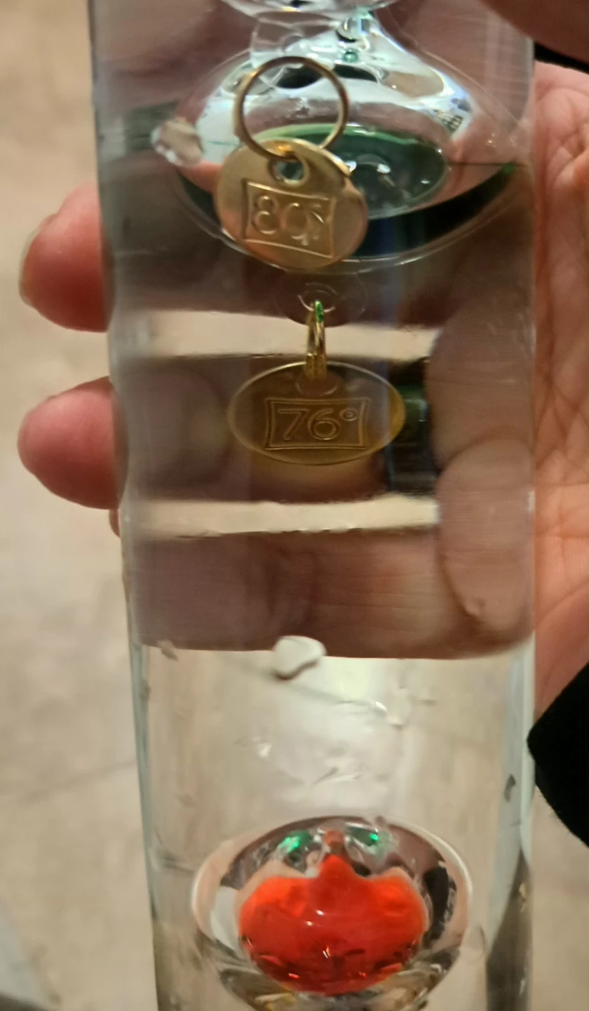 Galileo Thermometer, Glass - photo 4