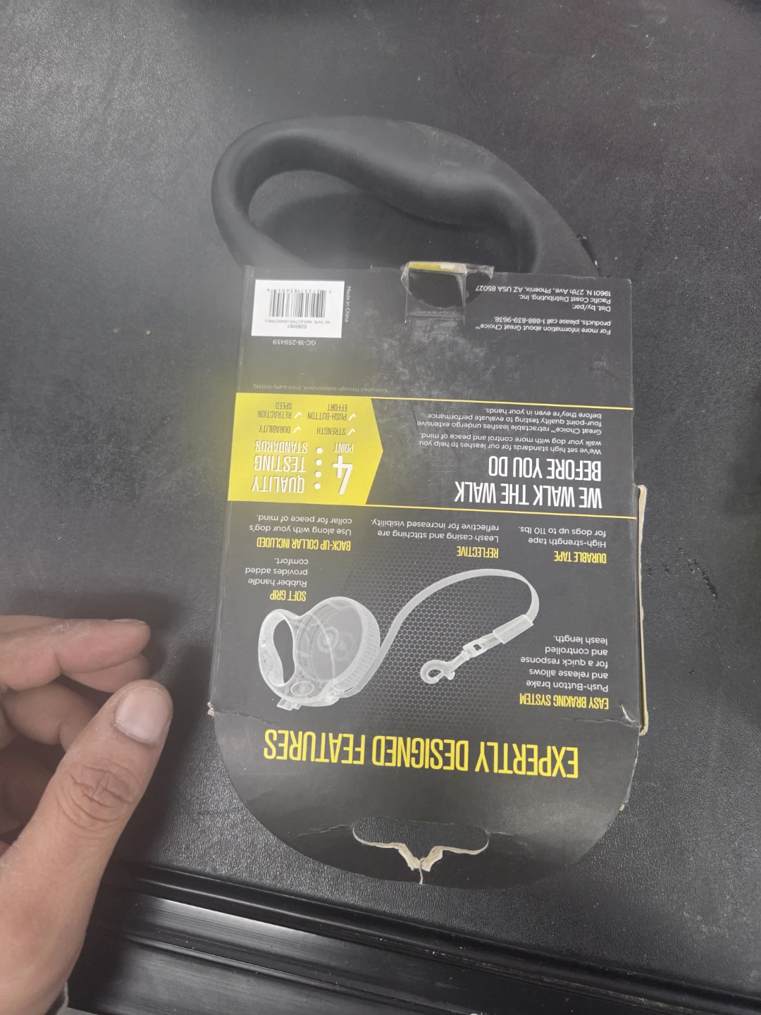 Great Choice Retractable Dog Leash - 16 ft